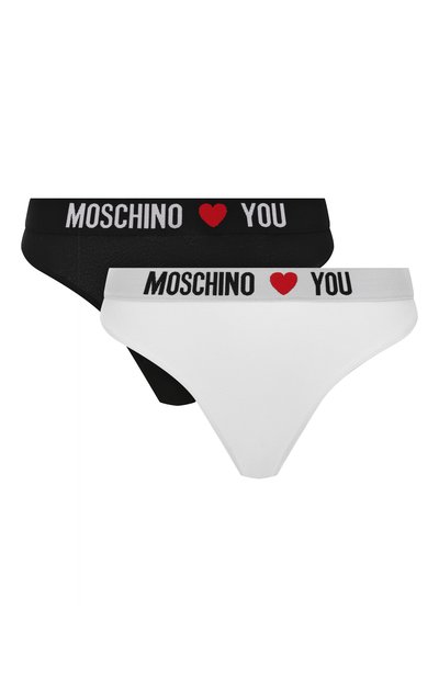 Женские комплект из двух трусов-стрингов MOSCHINO, арт. V1309/4402