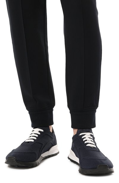 Текстильные кроссовки ea KITON, арт. USSA117N01063, фото 3