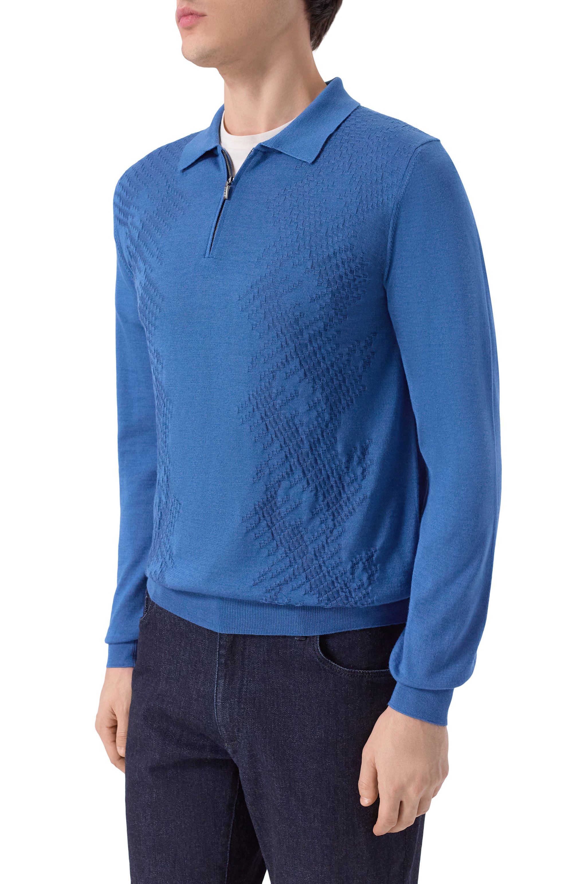 Поло из кашемира и шелка ZILLI, арт. KZP001M0330VRARU0, фото 3