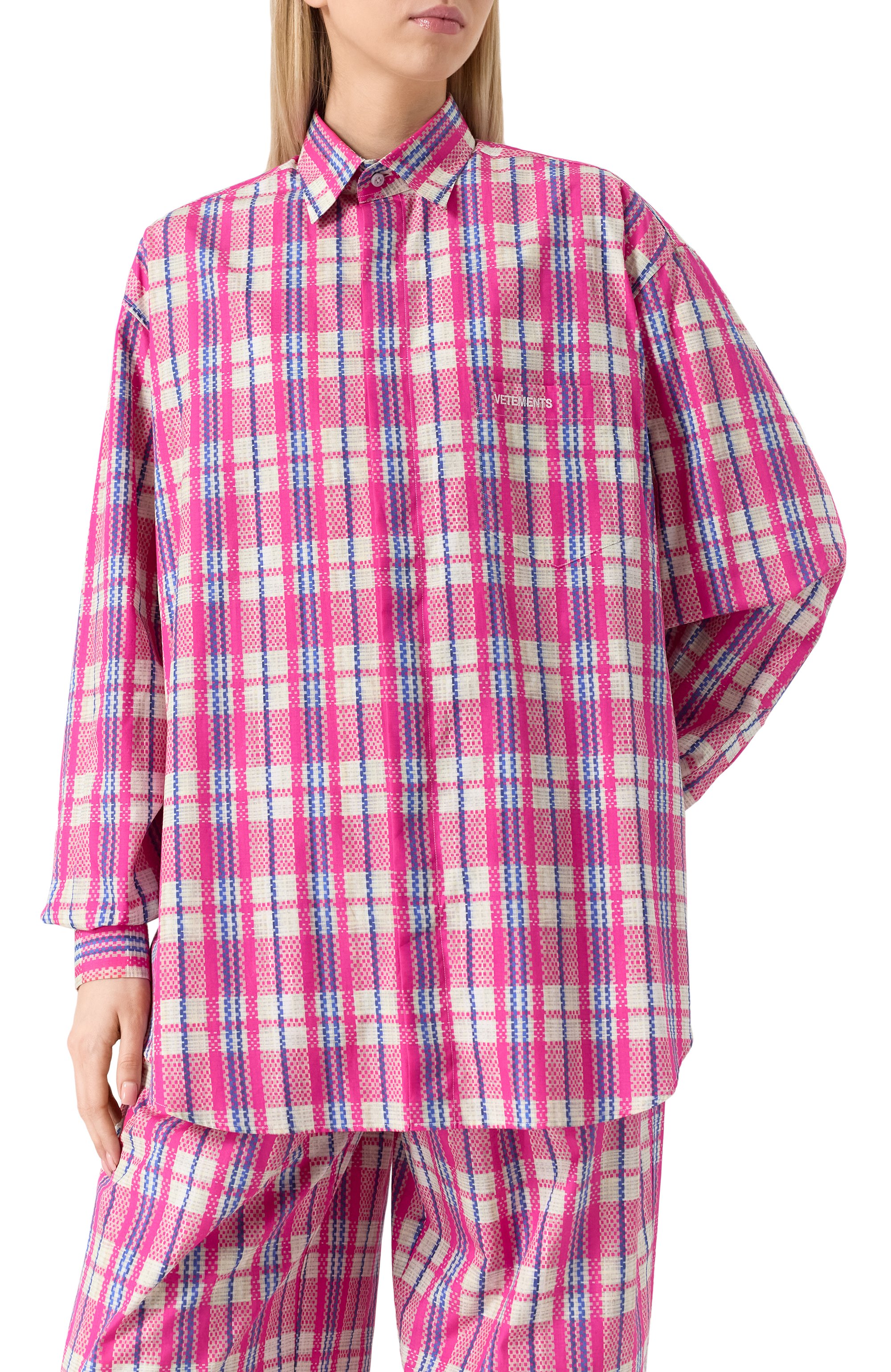 Хлопковая рубашка VETEMENTS, арт. UE54SH380H, фото 3
