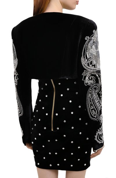 Жакет из вискозы и шелка BALMAIN, арт. UF17751/A066, фото 4
