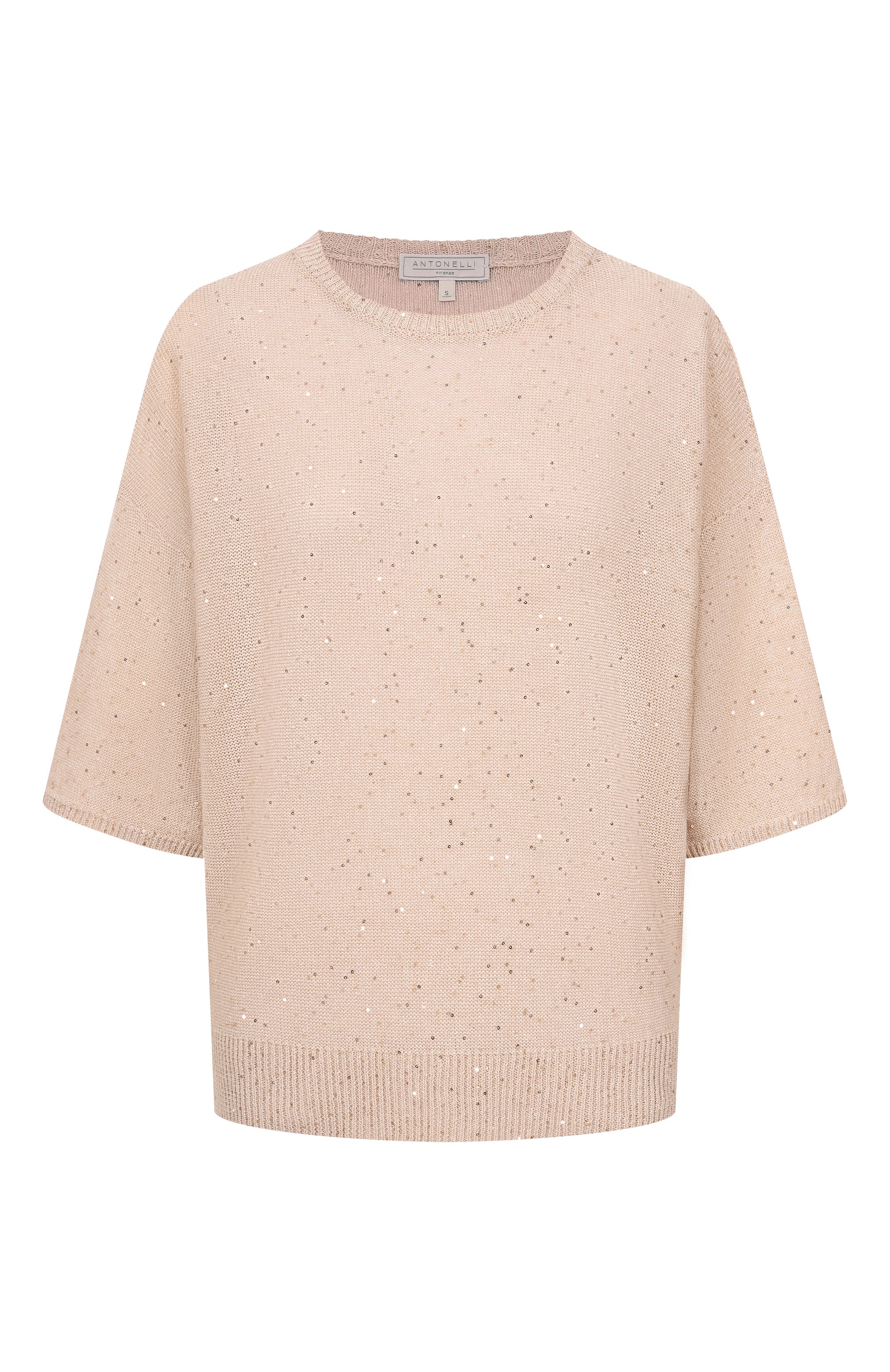 Пуловер изо льна и хлопка ANTONELLI FIRENZE, арт. 41798Q/01625, фото 1