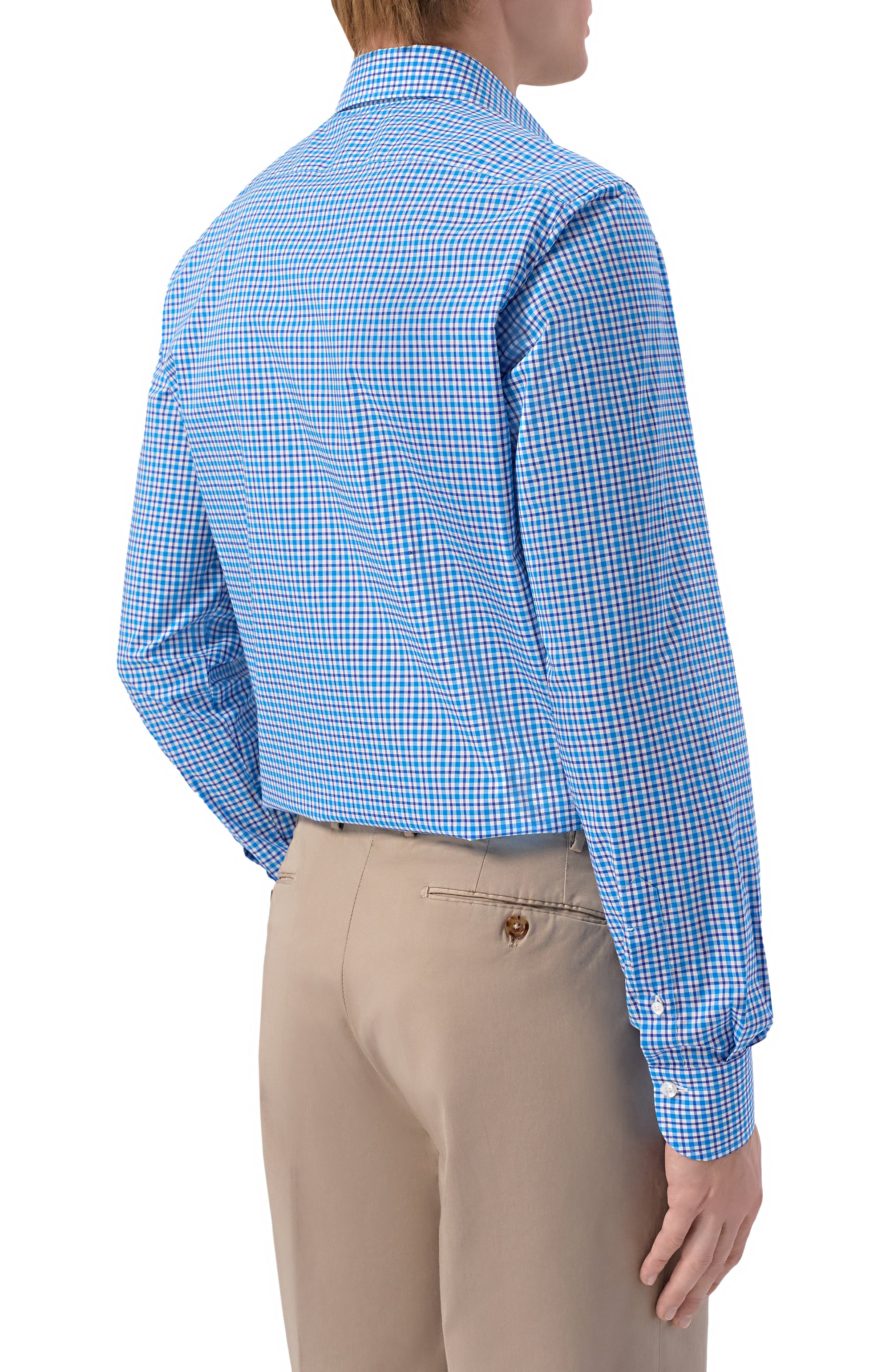 Хлопковая сорочка FINAMORE 1925 синего цвета по цене 44050 руб., арт. NAP0LI 1 ZANTE Z L/M0682, фото 4 Хлопковая сорочка FINAMORE 1925, арт. NAP0LI 1 ZANTE Z L/M0682, фото 4