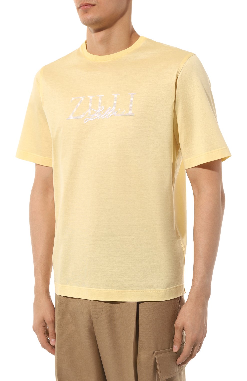 Хлопковая футболка ZILLI, арт. TSR02AM0110VZF173, фото 3