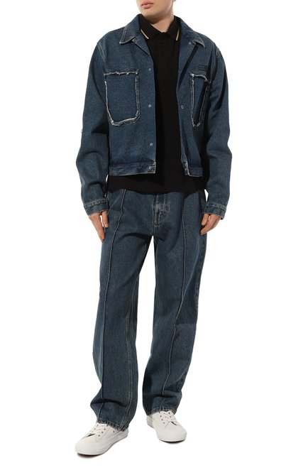Мужское хлопковое поло VERSACE JEANS COUTURE, арт. 75GAGT06/CJ01T