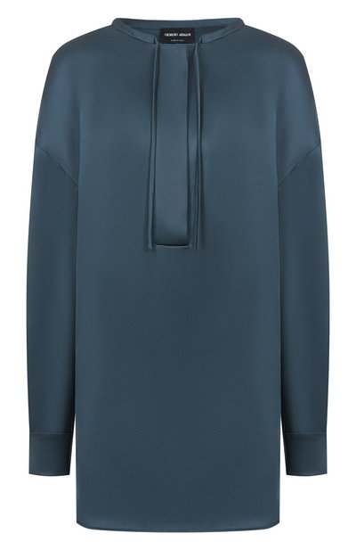Женская атласная блузка GIORGIO ARMANI, арт. GW002564/TE10101