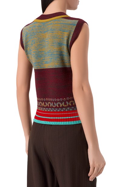 Жилет из кашемира и шерсти DRIES VAN NOTEN, арт. 011217/4757, фото 4