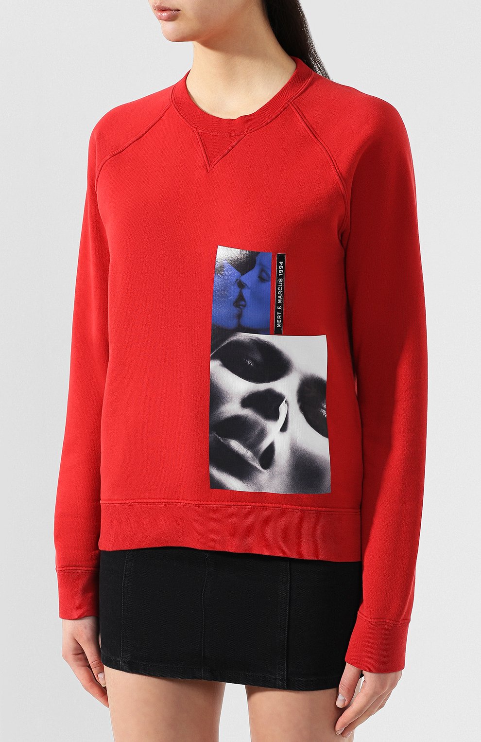 Хлопковый свитшот mert & marcus 1994 DSQUARED2 красного цвета по цене 48750 руб., арт. S73GU0044/S25030, фото 3 Хлопковый свитшот mert & marcus 1994 DSQUARED2, арт. S73GU0044/S25030, фото 3