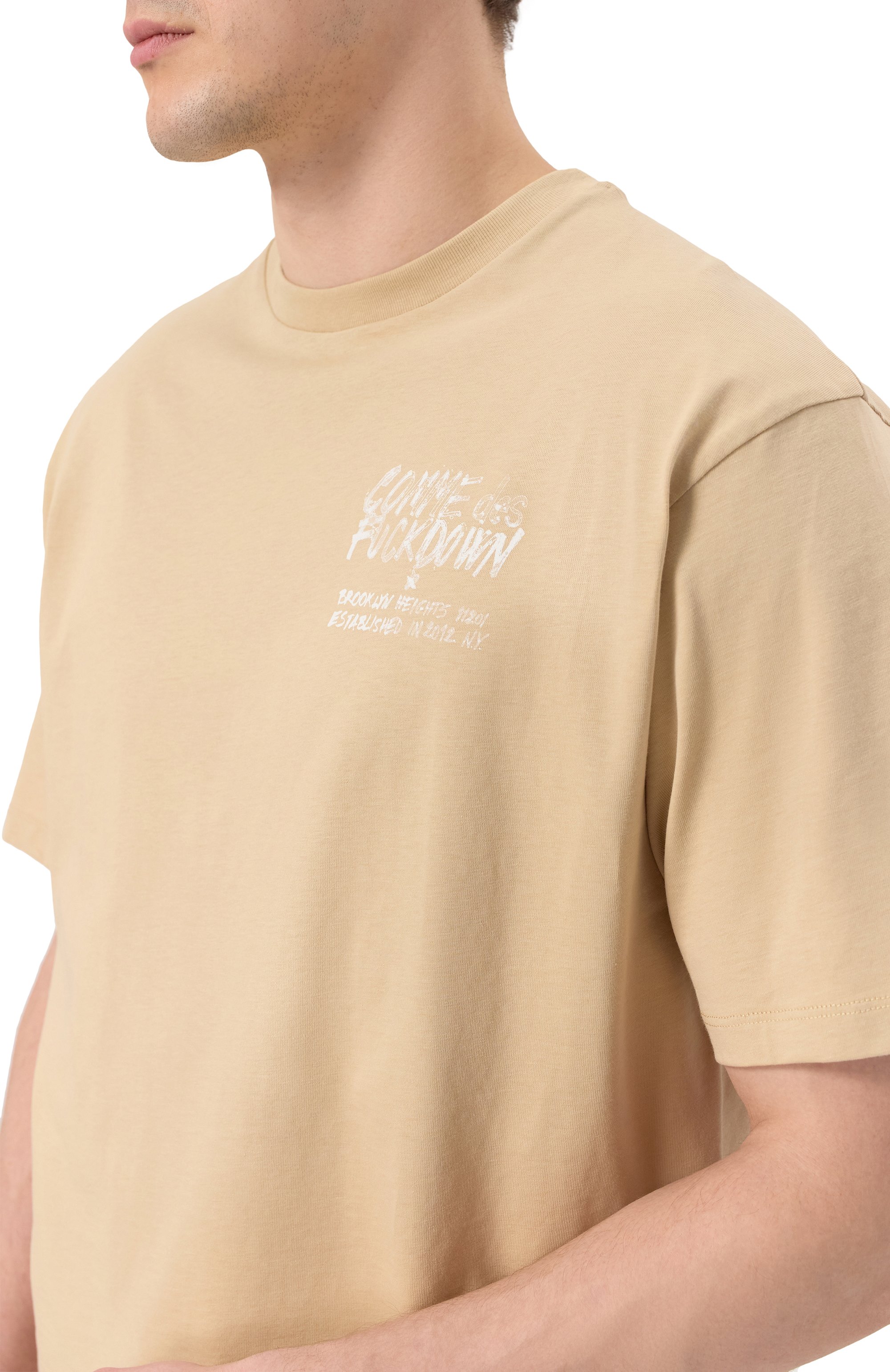 Хлопковая футболка COMME DES FUCKDOWN, арт. CFABM01522, фото 5