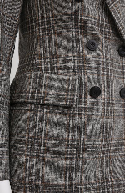 Жакет из кашемира и шелка LORO PIANA серого цвета по цене 499500 руб., арт. FAL2434, фото 5 Жакет из кашемира и шелка LORO PIANA, арт. FAL2434, фото 5