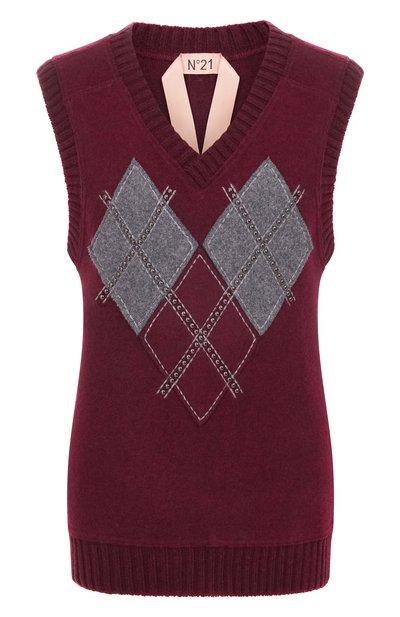 Женский шерстяной жилет N21, арт. E091/4602