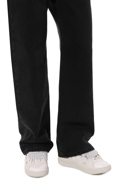 Комбинированные кеды curb LANVIN, арт. FM-SKDM02-DRCY-P23, фото 3