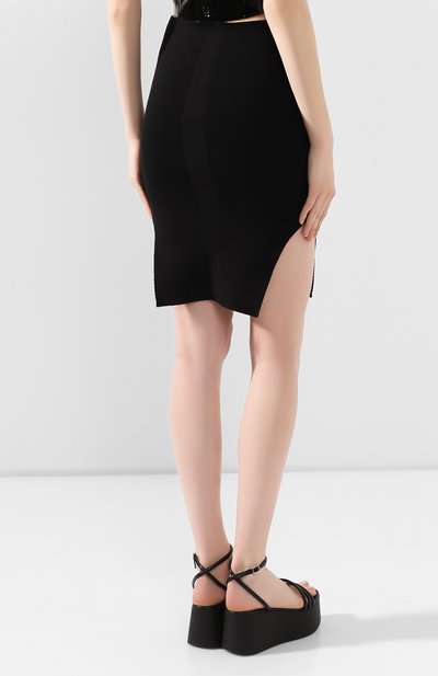 Юбка из вискозы RICK OWENS, арт. R020S1688/KST, фото 4