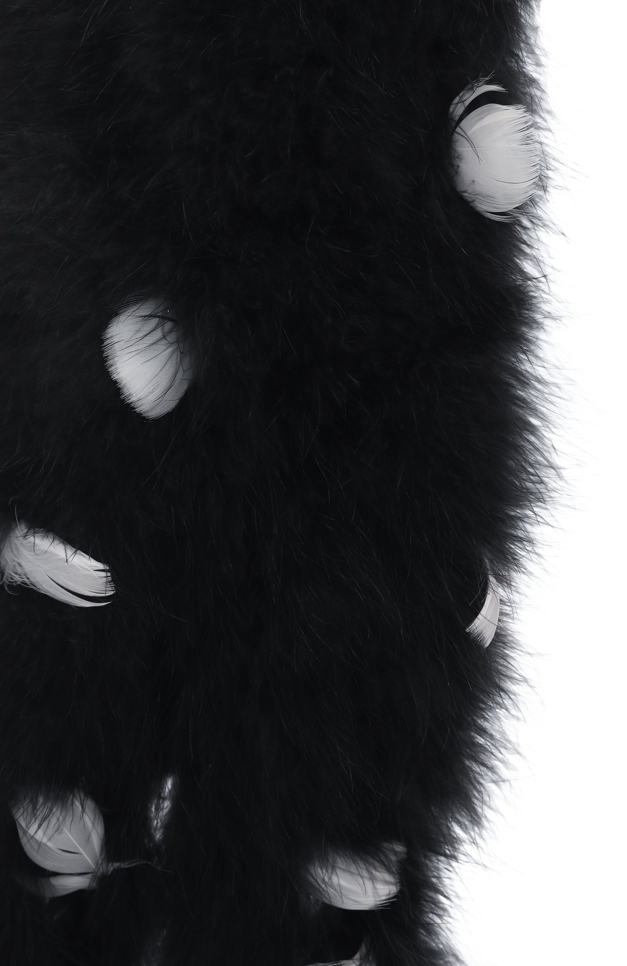 Шарф с отделкой перьями VALENTINO, арт. 6W0EN00F/DRS, фото 3