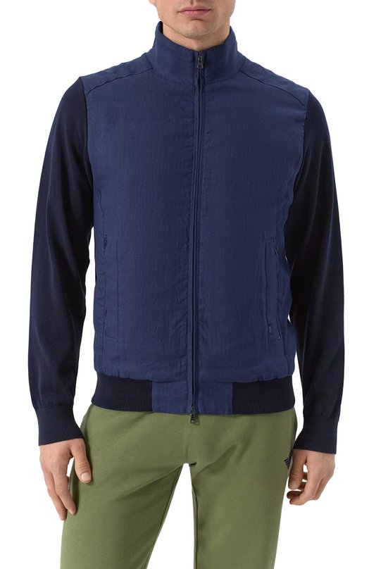 Комбинированный кардиган Paul&Shark 25411706 Синий  25411706 Фото 3