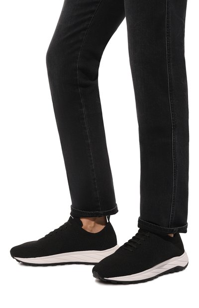 Текстильные кроссовки KITON, арт. USSA200N0110005, фото 3