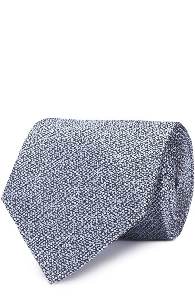 Мужской шелковый галстук с узором ZEGNA, арт. Z9D361XW
