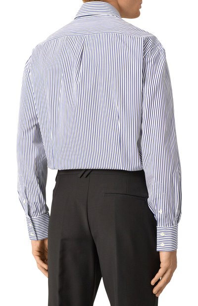 Хлопковая рубашка BRUNELLO CUCINELLI, арт. MY6241718, фото 4