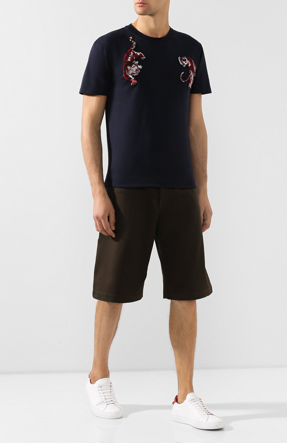 Хлопковая футболка VALENTINO, арт. SV3MG03E5GY, фото 2