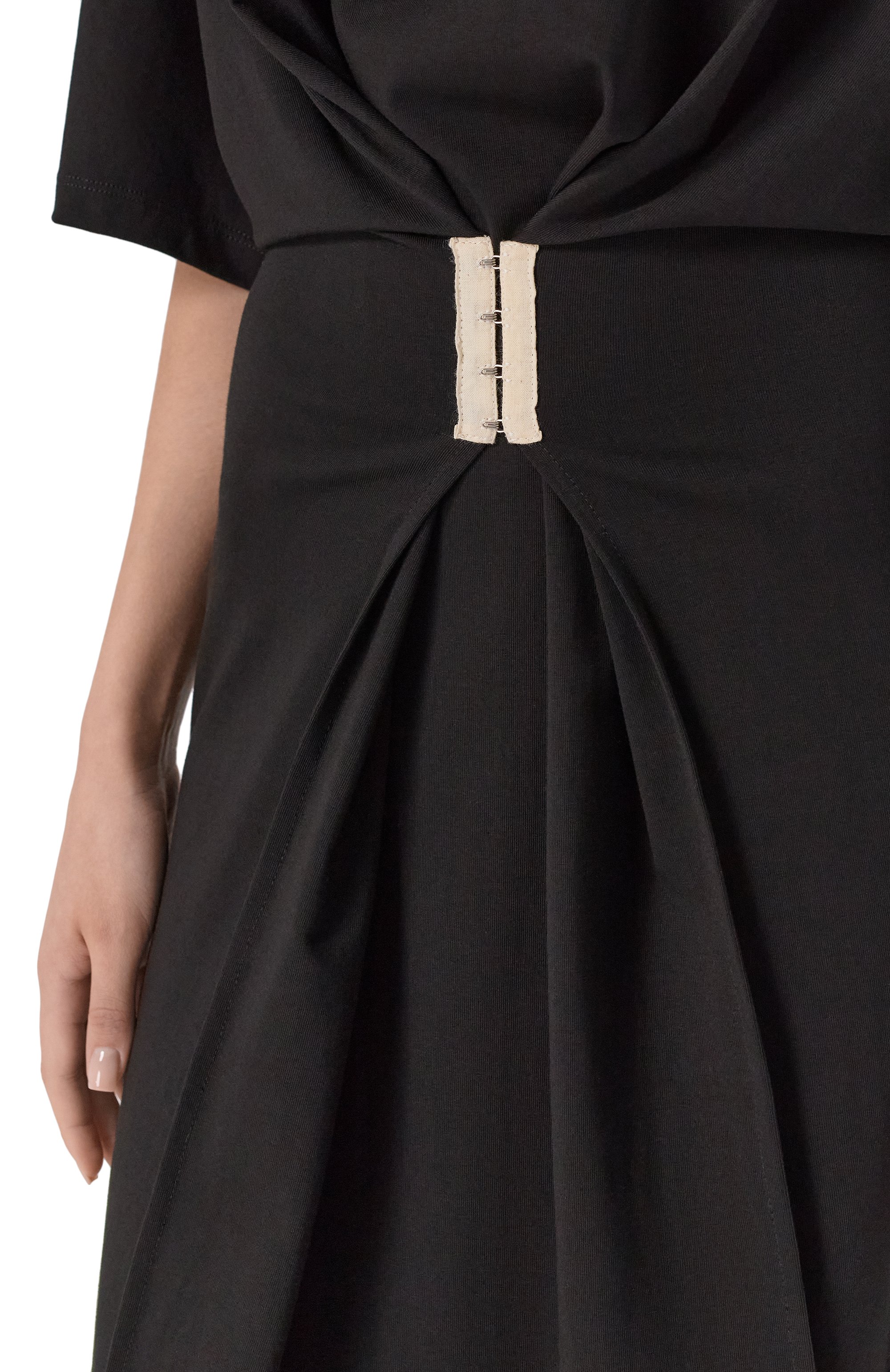 Хлопковое платье RUBAN черного цвета по цене 77000 руб., арт. RFW25/26-11.2.62.2, фото 4 Хлопковое платье RUBAN, арт. RFW25/26-11.2.62.2, фото 4