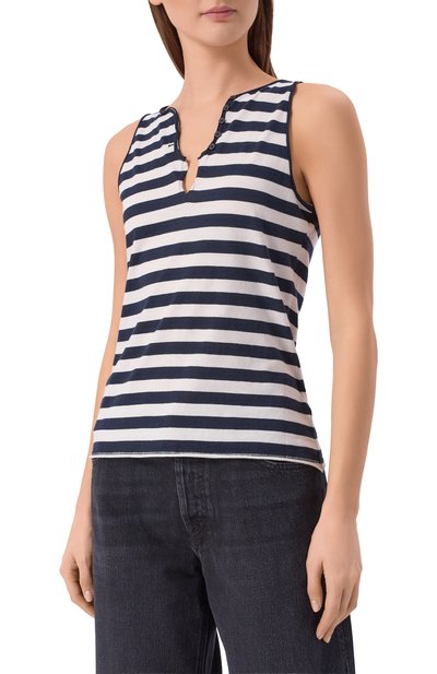 Хлопковая майка ZADIG AND VOLTAIRE, арт. JWTT01277, фото 3