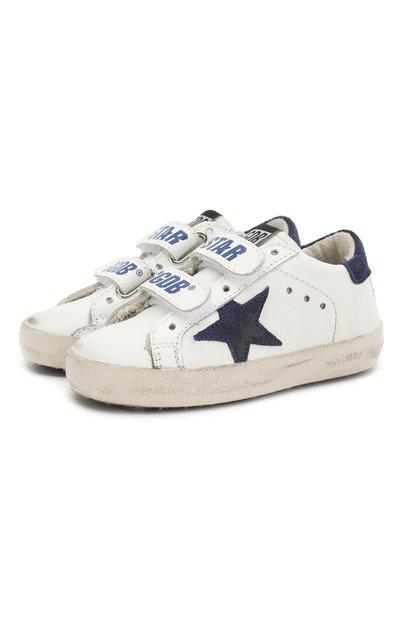 Кожаные кеды old school GOLDEN GOOSE DELUXE BRAND, арт. G34KS021.G6, фото 1