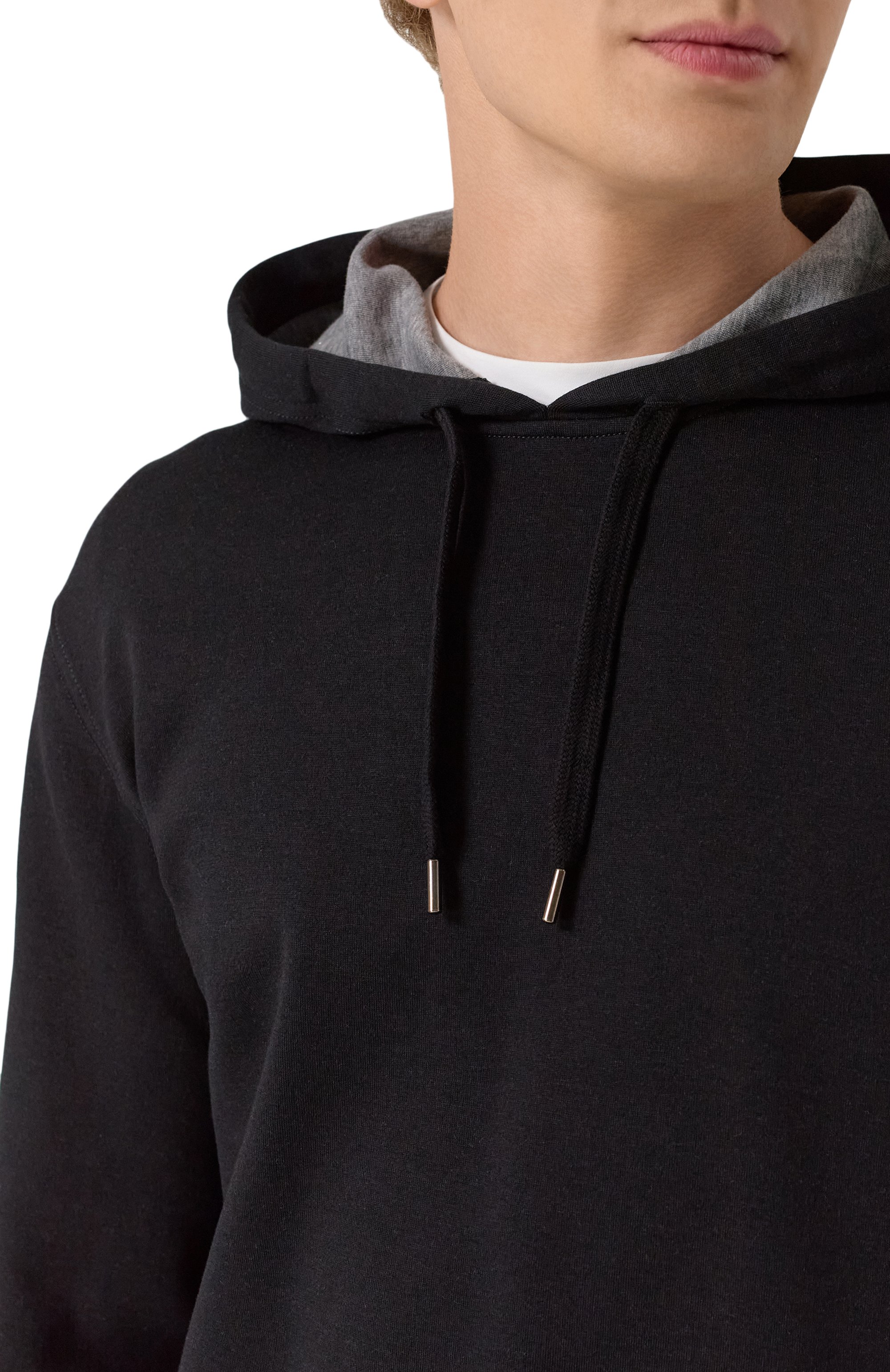 Худи из хлопка и кашемира BRUNELLO CUCINELLI, арт. MM8319021G, фото 5