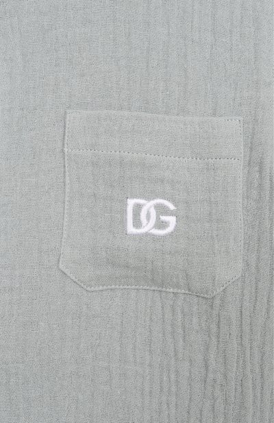 Хлопковая рубашка DOLCE & GABBANA, арт. L14S80/FU5YU, фото 3