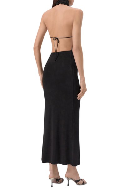 Платье из вискозы UNDRESS CODE черного цвета по цене 31250 руб., арт. RHAPS0DY DRESS, фото 3 Платье из вискозы UNDRESS CODE, арт. RHAPS0DY DRESS, фото 3