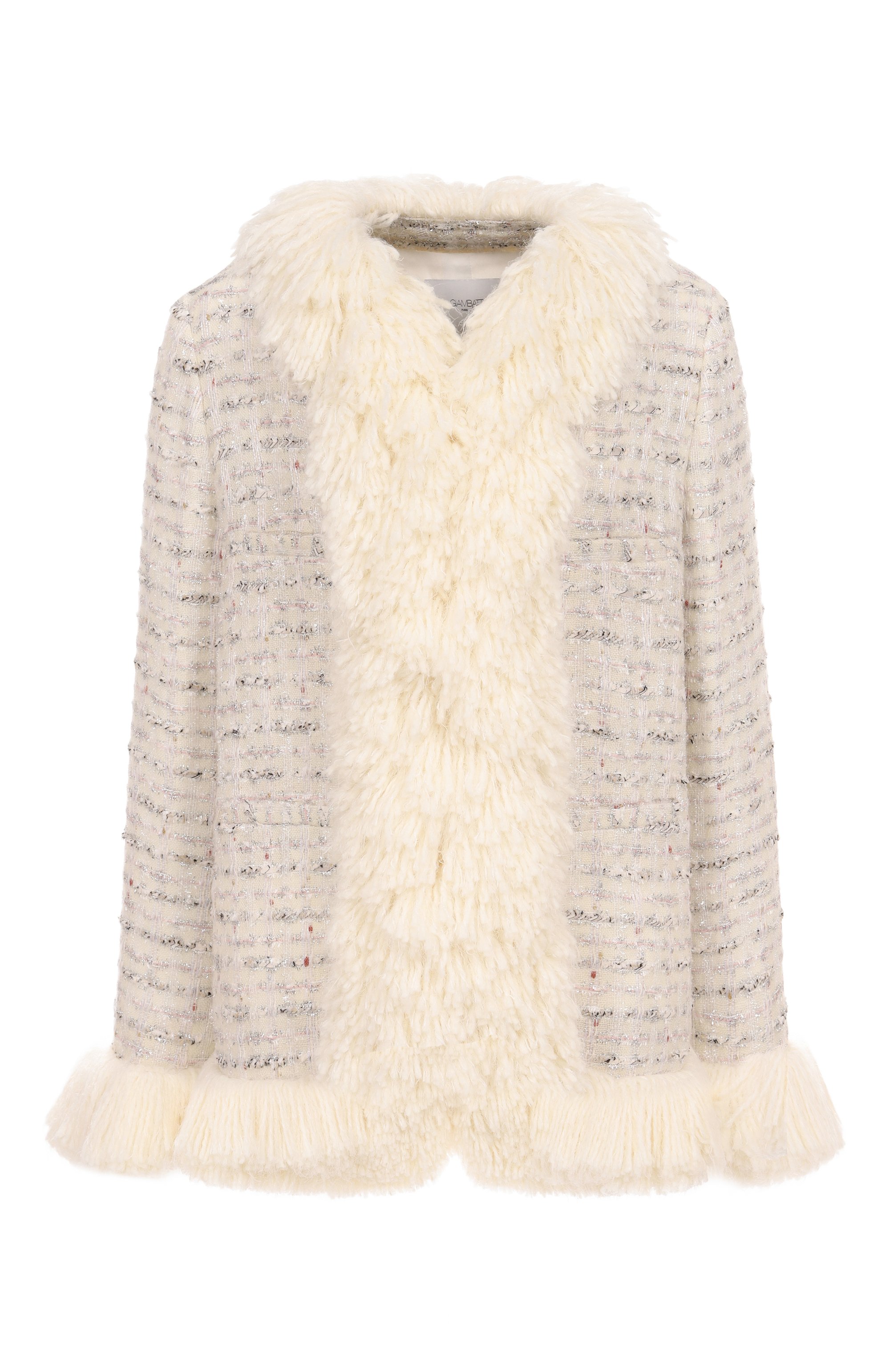 Твидовое полупальто GIAMBATTISTA VALLI, арт. 25FWPVCA8062/04LIN, фото 1