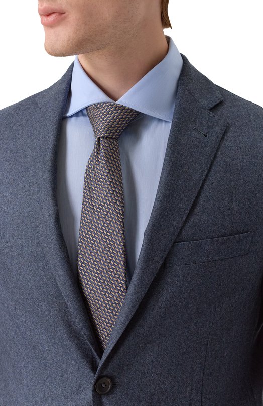 Шерстяной костюм Corneliani 266005-2618111_SET Синий  266005-2618111_SET Фото 6