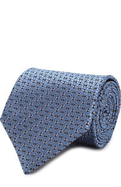 Мужской шелковый галстук с узором ZEGNA, арт. Z3E20/1XW