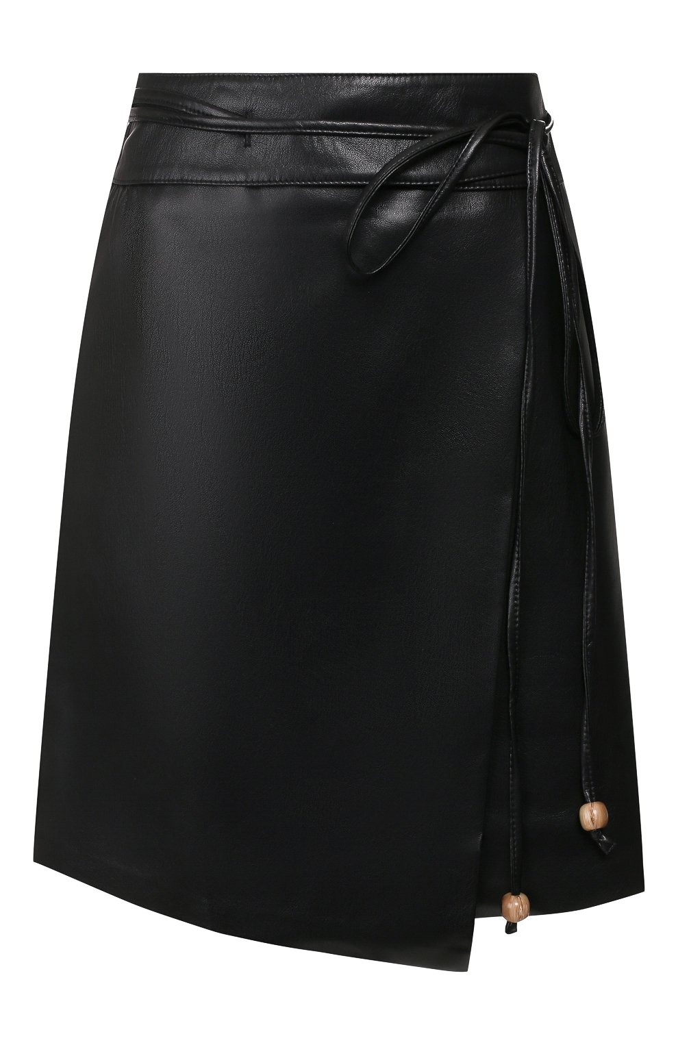 Юбка NANUSHKA черного цвета по цене 42400 руб., арт. SEK0YA_BLACK_VEGAN LEATHER, фото 1 Юбка NANUSHKA, арт. SEK0YA_BLACK_VEGAN LEATHER, фото 1