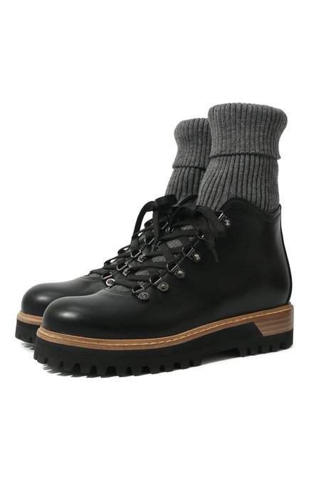 Женские кожаные ботинки st. moritz LE SILLA, арт. 7506R040M1PPCHI