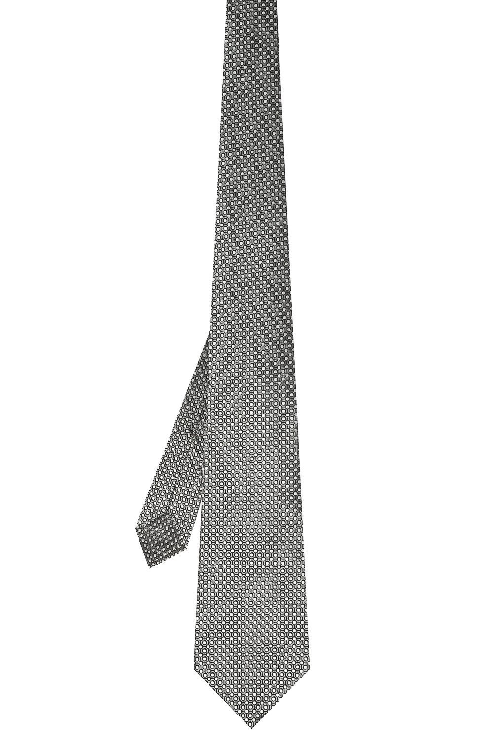 Шелковый галстук KITON черного цвета по цене 31950 руб., арт. UCRVKLC05H53, фото 3 Шелковый галстук KITON, арт. UCRVKLC05H53, фото 3