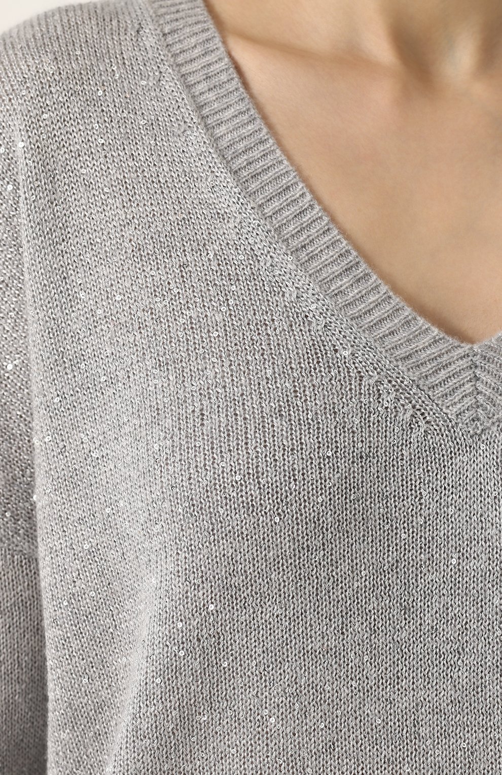 Кашемировый пуловер с v-образным вырезом FTC, арт. 700-0100, фото 5