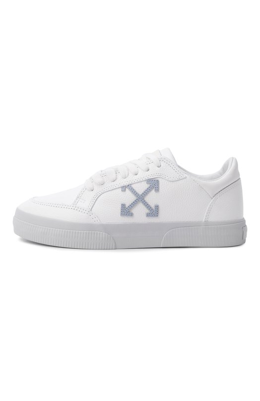 Кожаные кеды Vulcanized Off-White 0WIA288S26LEA001 Белый  0WIA288S26LEA001 Фото 4