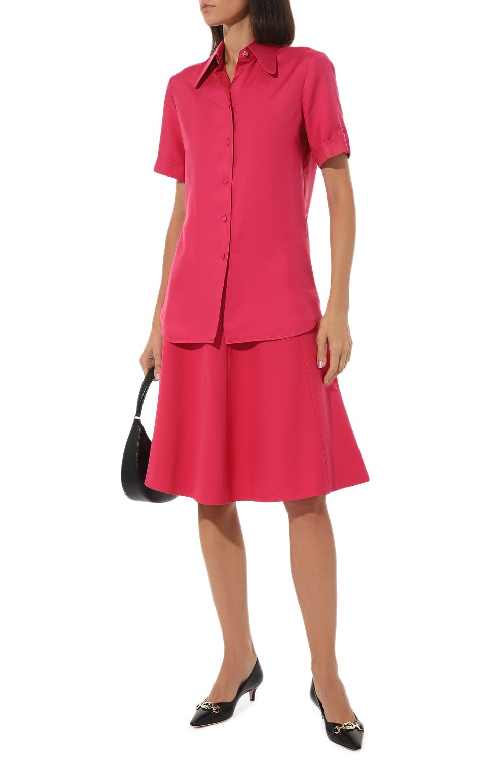 Юбка из шелка и шерсти GUCCI, арт. 643333 ZAD88, фото 2