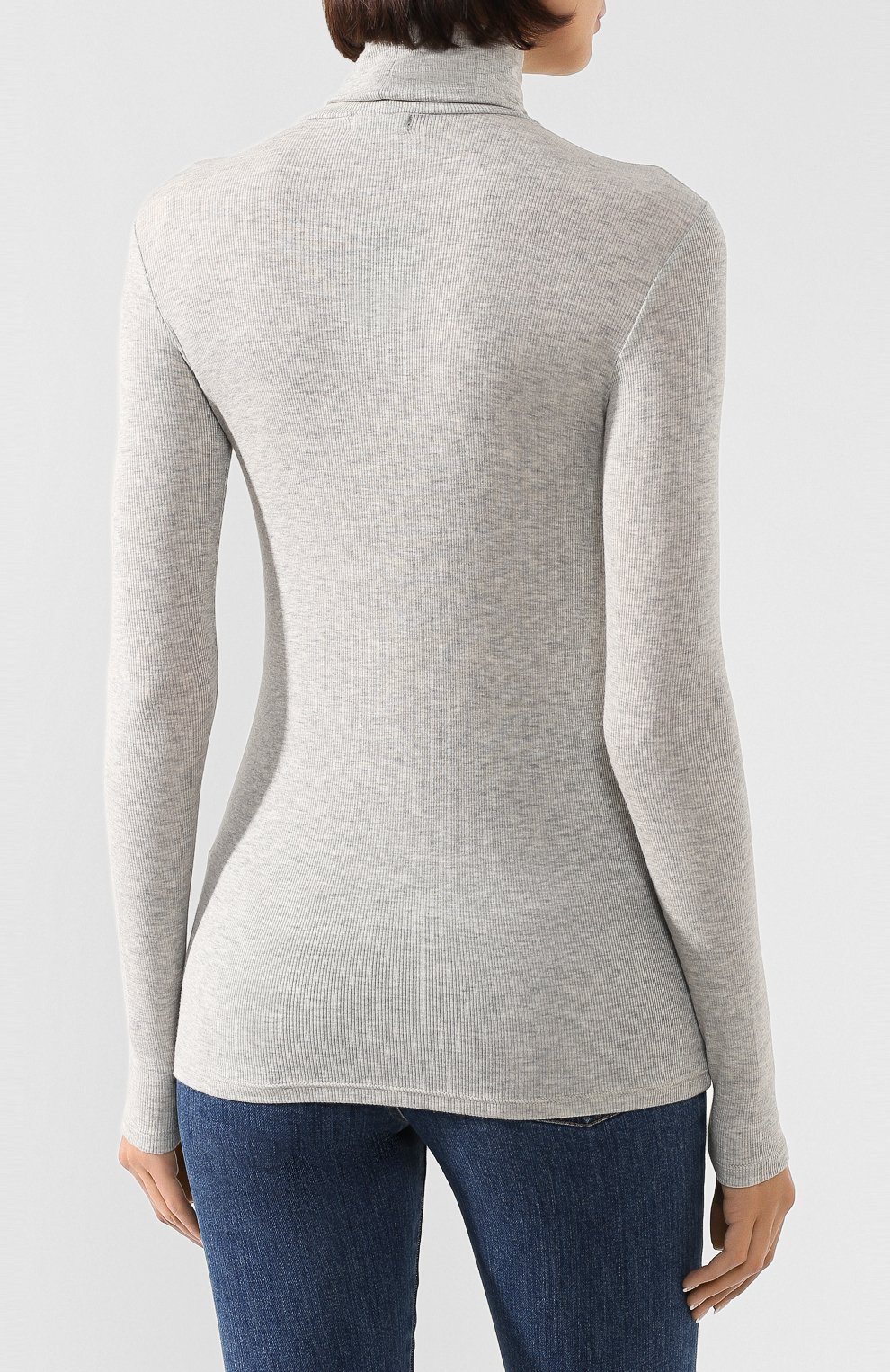 Водолазка ATM ANTHONY THOMAS MELILLO серого цвета по цене 26350 руб., арт. AW1222-EC, фото 4 Водолазка ATM ANTHONY THOMAS MELILLO, арт. AW1222-EC, фото 4