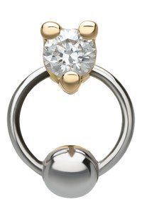 Серьги DELFINA DELETTREZ, арт. TIO 5001.B, фото 2