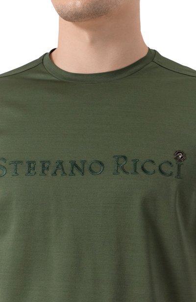 Хлопковая футболка STEFANO RICCI, арт. MNH5204300/TE0001, фото 5