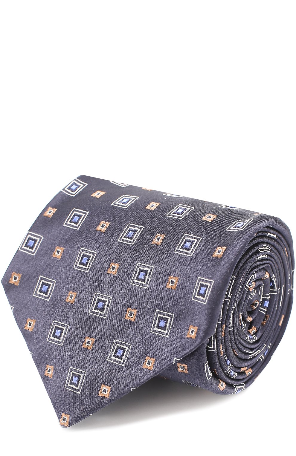 Шелковый галстук с узором KITON, арт. KLC05E38, фото 1