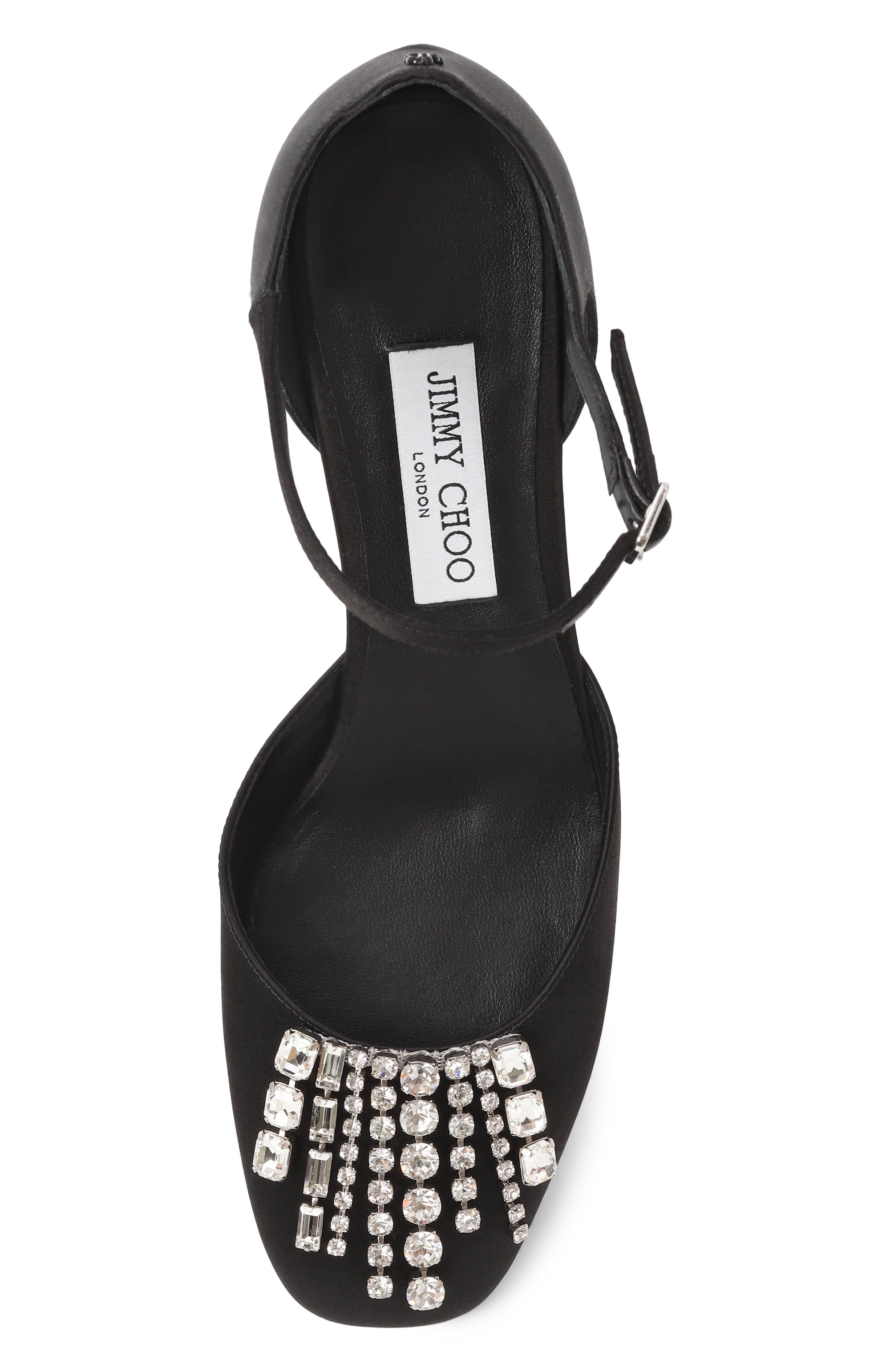 Текстильные туфли verity block heel 45 JIMMY CHOO, арт. VERITY/BH 45/GK0, фото 6