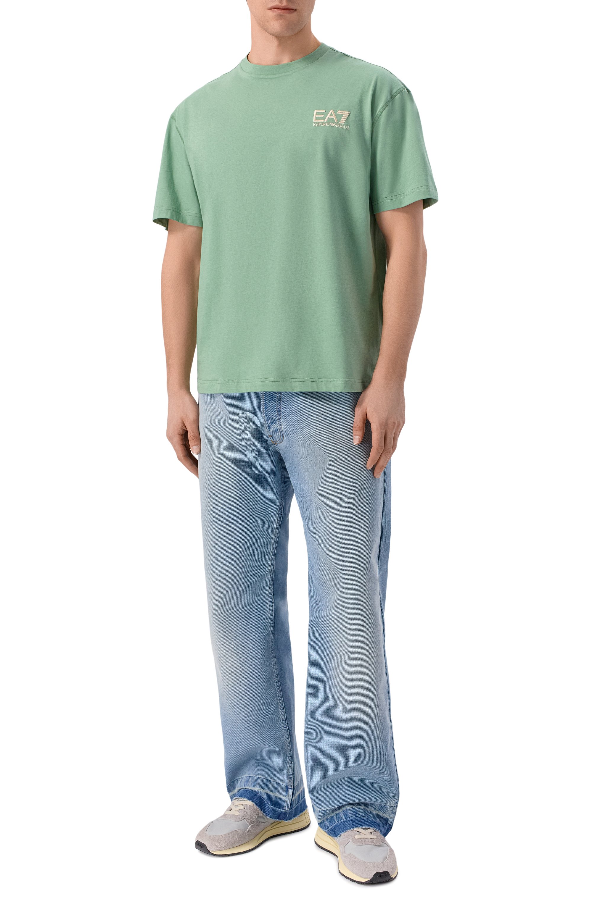 Хлопковая футболка EA7, арт. 7M001402/AF22264, фото 2