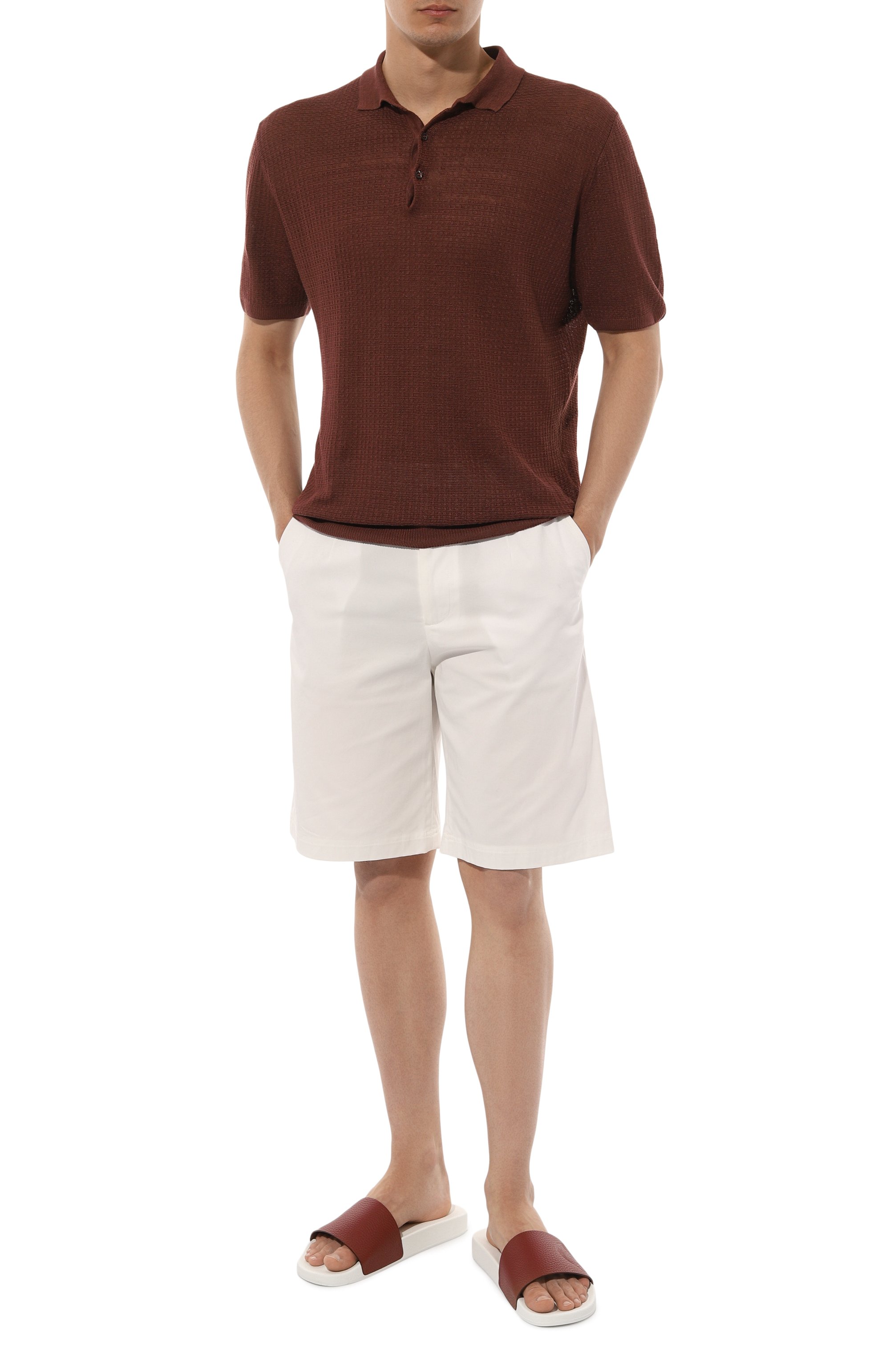 Кожаные шлепанцы STEFANO RICCI, арт. UG31_G760/VD, фото 2