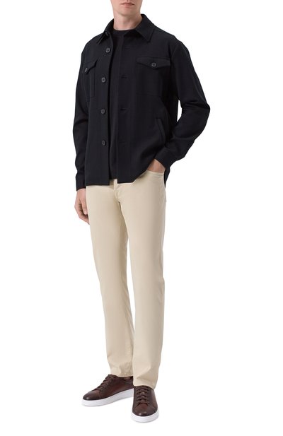 Хлопковая куртка-рубашка HARRIS WHARF LONDON черного цвета по цене 98650 руб., арт. CH9320PPQ/PPQ, фото 2 Хлопковая куртка-рубашка HARRIS WHARF LONDON, арт. CH9320PPQ/PPQ, фото 2