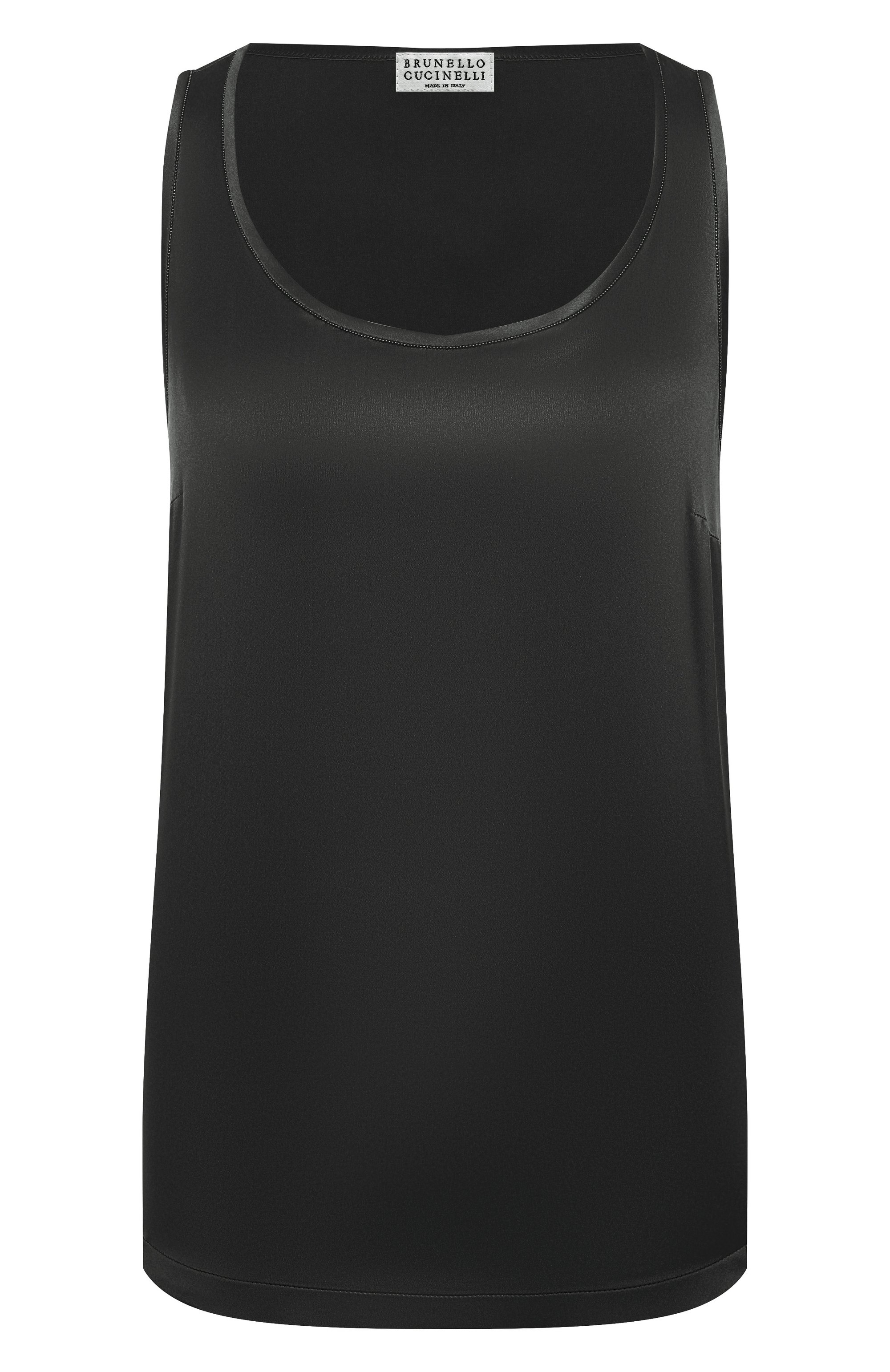 Атласный топ BRUNELLO CUCINELLI, арт. M0C59DE330, фото 1