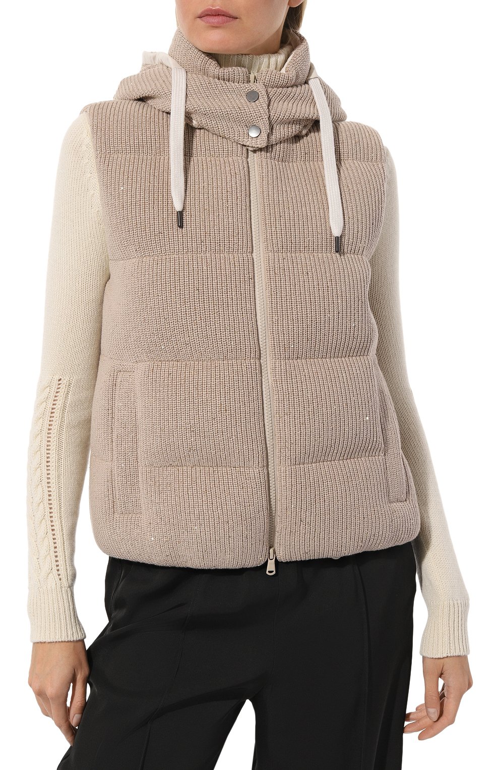 Пуховый жилет BRUNELLO CUCINELLI, арт. M0DVT2142, фото 3