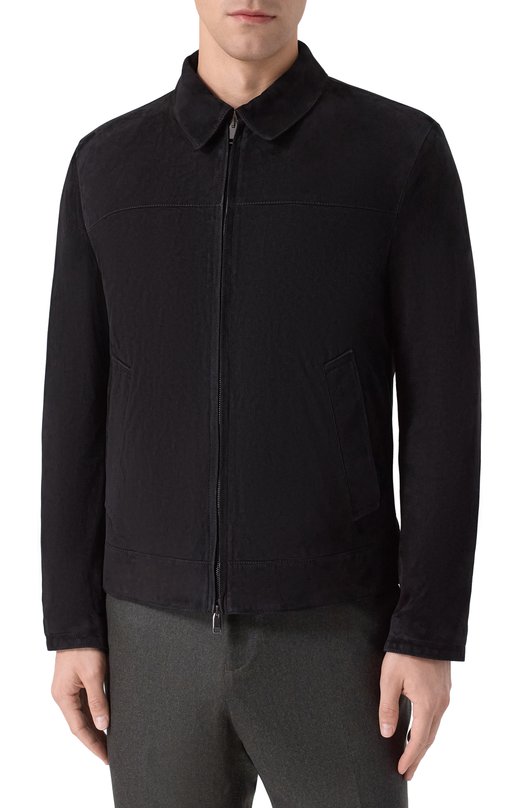 Замшевая куртка Brioni PLBV0L/PB713 Чёрный  PLBV0L/PB713 Фото 3