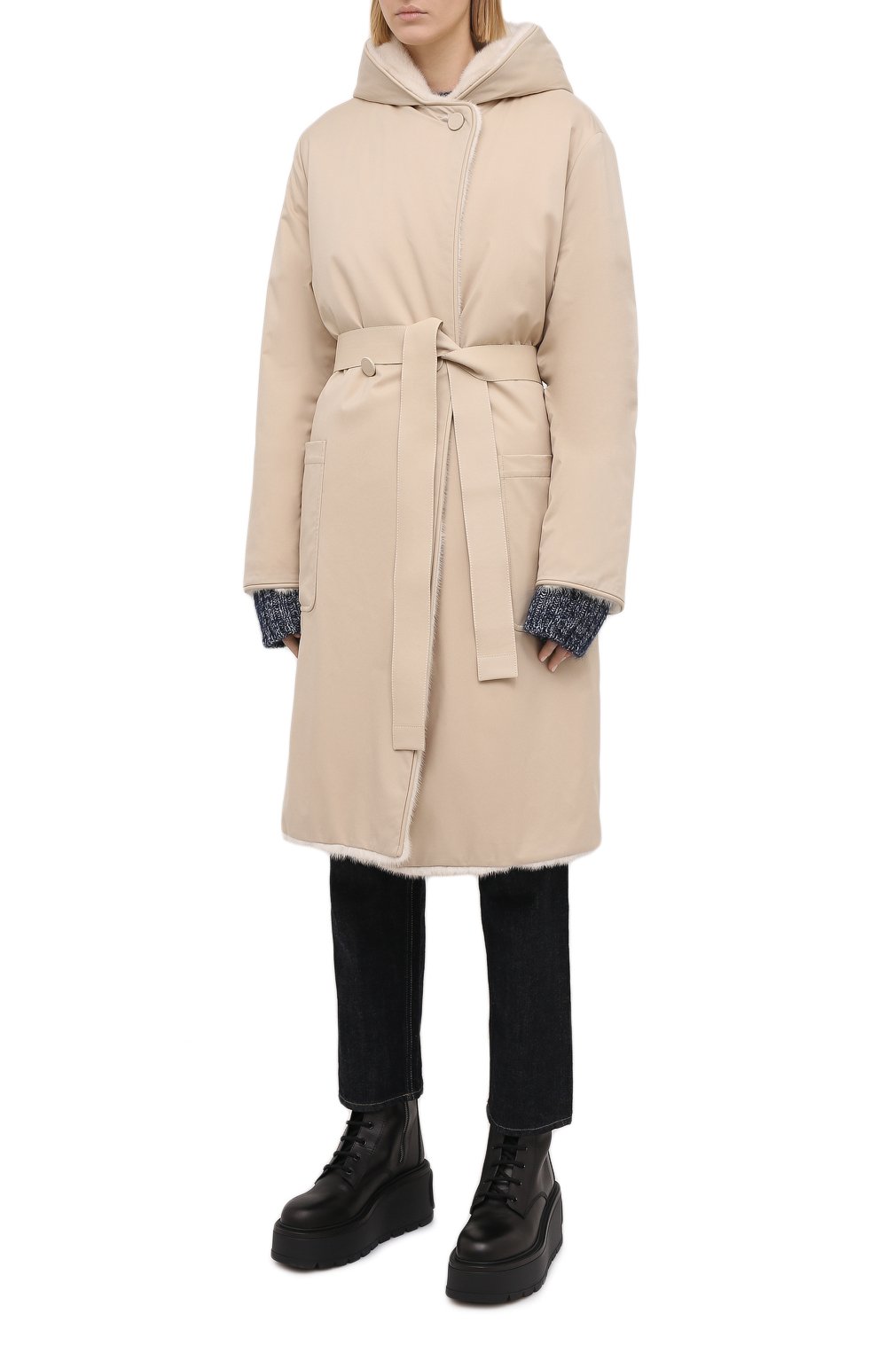 Пальто с меховой подкладкой LORO PIANA, арт. FAL2284, фото 3